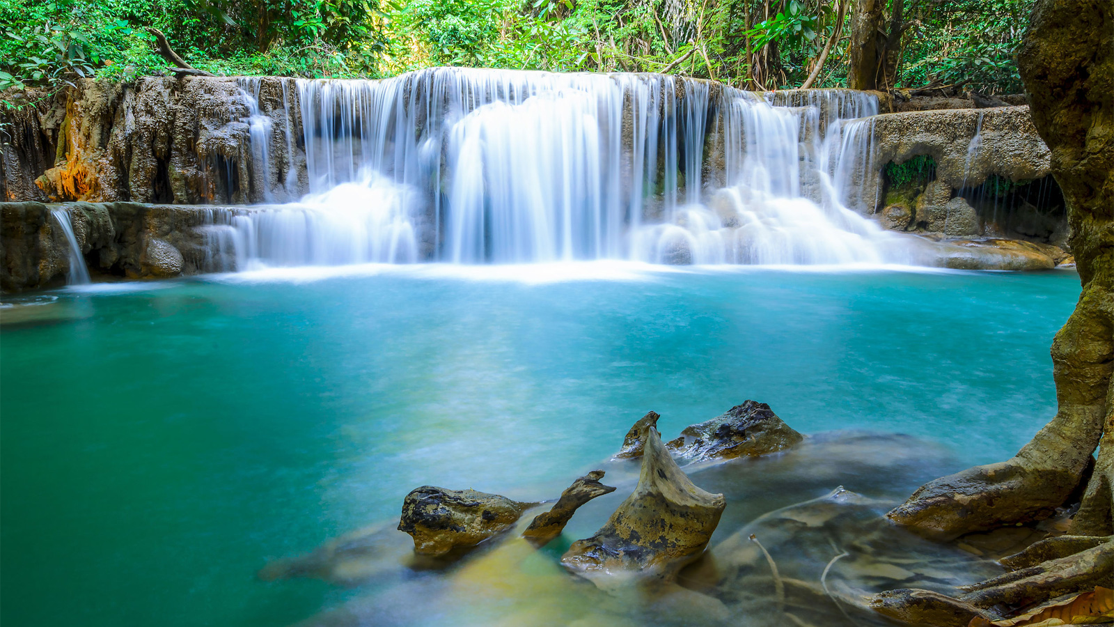 Erawan Falls | day tour from Bangkok